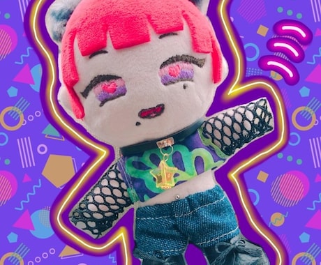 あなたのオリジナルキャラクターをぬいちゃん化します あなたの自創作キャラを手のひらサイズのぬいぐるみにします！ イメージ2