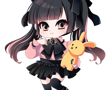 ミニキャラ・SDキャラ制作します 配信やグッズ販売、SNSアイコンなどにご使用いただけます。 イメージ2