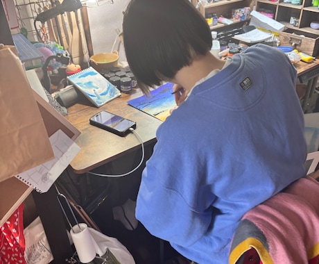 初心者歓迎！水彩画の描き方を優しくレッスンします 水彩が難しく感じる人へ。道具選びから丁寧にお手伝いします。 イメージ1