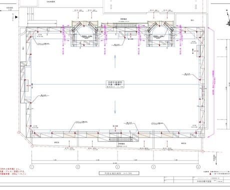 CADで足場計画図を作成します 現場監督経験アリのCADオペが足場図面のお手伝いします！ イメージ2