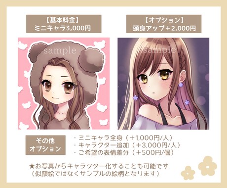 商用利用料込み！アイコン描きます ミニキャラから通常頭身まで対応可能です イメージ2