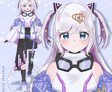 再現可！あなただけのオリジナル3Dモデル制作します VRchatで使用可能！VTuber活動やMMDにも！ イメージ2