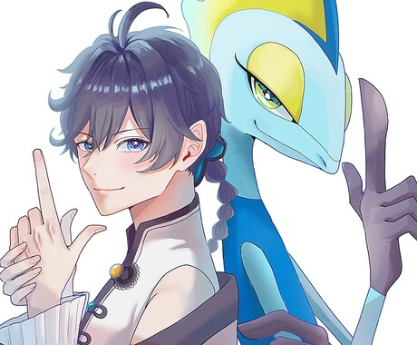 短納期可！キラキラなアイコン・ヘッダー描きます 光を感じる、キラキラした柔らかな絵柄でアイコンを描きます！ イメージ2