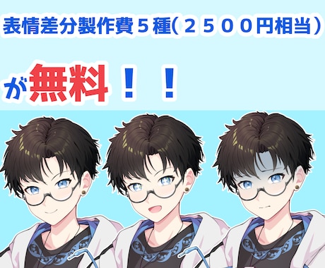 配信にスグ使える！あなただけの特注立ち絵制作します IRIAM等、vtuberとして活動する方にオススメ！！！ イメージ2