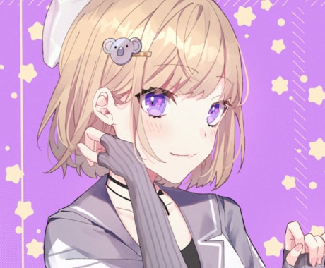 かっこよくてかわいいイラスト！製作します SNSで使用するアイコンやヘッダーにお困りの方 イメージ2