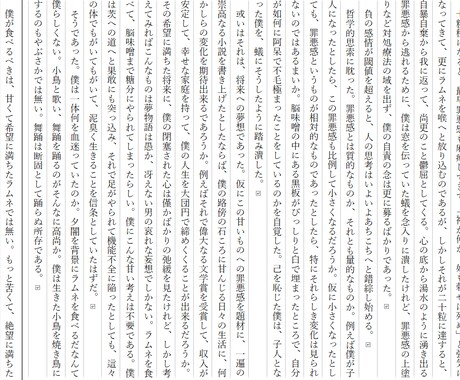 その独特な世界観、小説にします 諄くて面倒くさい文体を好む方へ イメージ1