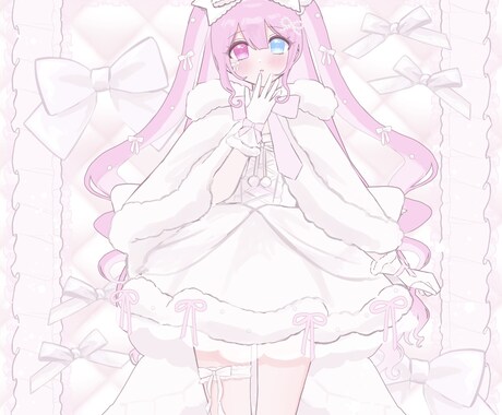 クリスマス量産♪可愛い立ち絵を描きます 商用OK！VTuberさんなどにおすすめです✨ イメージ1