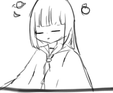 ゆるっとしたふわふわならくがきをします 絵の依頼のおためし感覚でできます イメージ2