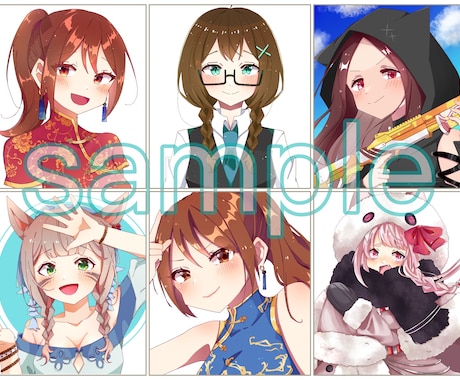 あなたに合ったイラストを描かせて頂きます ファンタジー風やポップ形など様々な絵をお描きします´`* イメージ1