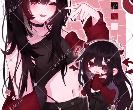 パッと目を引くかわいいイラストをお届けします 細部まで心を込めて制作致します！ イメージ1