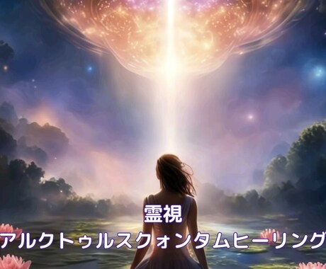 霊視⭐︎アルクトゥルスクォンタムヒーリングをします あなたの身体の声を聞き宇宙のパワーで癒します イメージ1