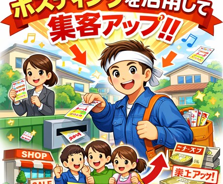 岡山県南部エリアでのポスティング作業を請負います 配った数より、反響を大事にするポスティング イメージ2