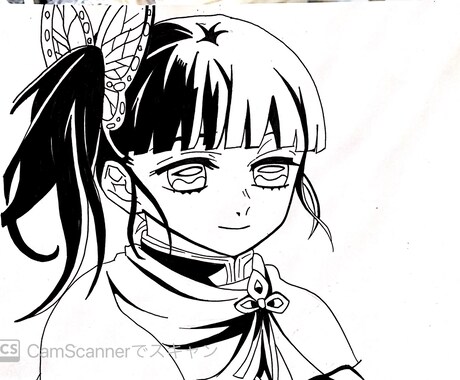 お客様のお好きなアニメキャラクターを線描き致します 線描きするのが苦手という方にオススメです！ イメージ2