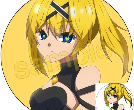 あなたのキャラをアニメキャラ化します Twitter、YouTubeのアイコン、サムネイルに‼️ イメージ2