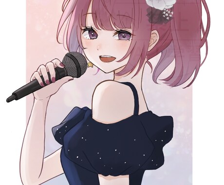かわいいイラスト作成致します アイコン・ヘッダー・サムネイル等女の子を可愛くお描きします！ イメージ2