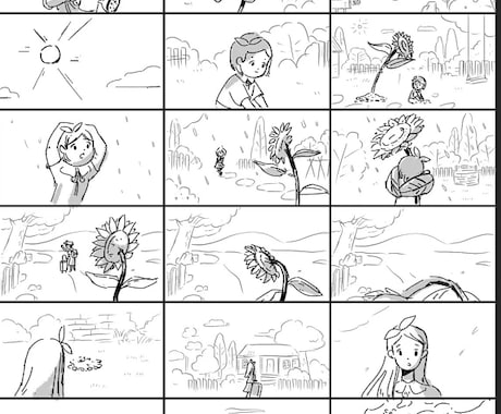 様々な漫画を作成します 漫画を作りたいあなたに、絵コンテ、漫画作成 イメージ2