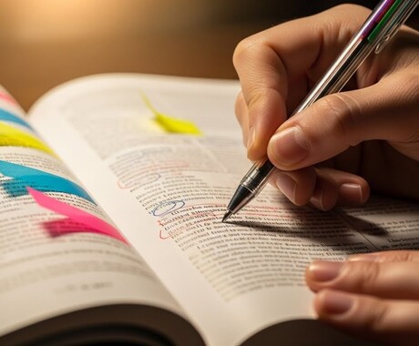 積読を最強の武器へ。あなた専用の戦略書を作ります 丁寧なヒアリング付き。本の要点を３色ペンで可視化して郵送。 イメージ2