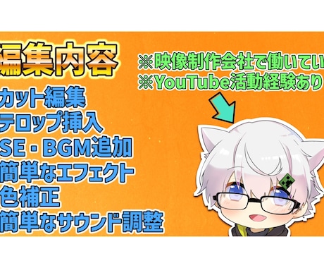 広告、切り抜きなどのショート動画を作成します 他にはない色補正、サウンド調節も！ イメージ2