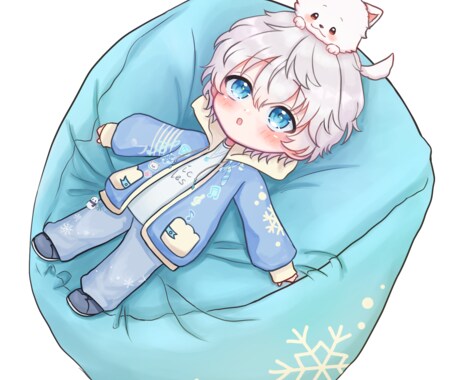 商用利用可能⭕️デフォルメキャラお描きします ●配信やグッズ制作にぴったりなイラストを格安でお描きします● イメージ2