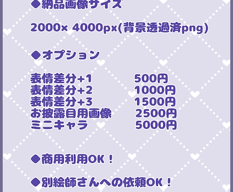 IRIAMですぐ使える立ち絵を販売します 完成品なので最短即日納品！すぐに配信が始められます！ イメージ2