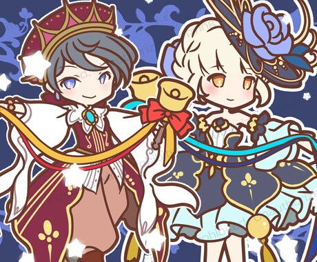 TRPG等に！キャラデザイン、立ち絵作成致します ゆるかわいいキャラクター描きます(。･ω･*) イメージ2