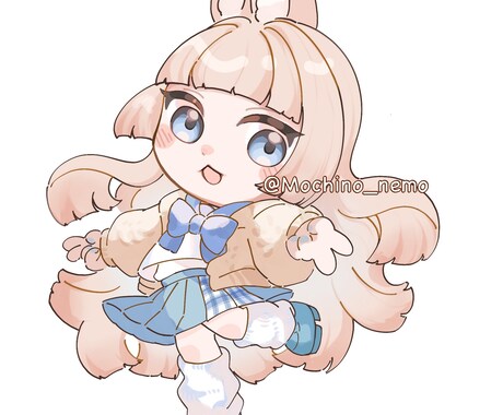 グッズ用SDイラスト制作します 可愛くて動きのあるイラスト制作いたします！商用利用可！ イメージ1