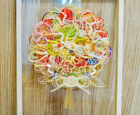 大きな花束の水引アートを作成します 【スピード仕上げ対応】【オプションにないご要望も相談可♪】 イメージ2