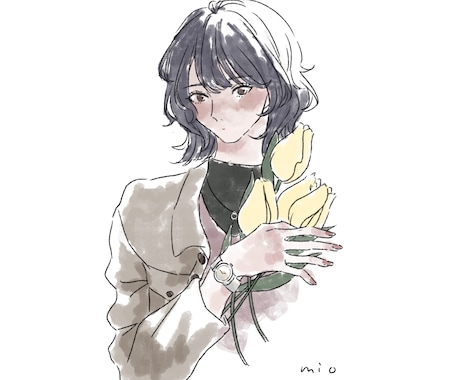 用途様々！女の子イラストお描きします オシャレなファッションイラスト♡ イメージ1
