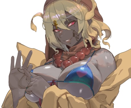 アニメ風キャラクターイラストを制作します 厚塗り寄りの立体感あるイラストで、理想の一枚をお届けします。 イメージ1