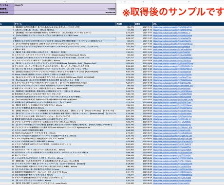 Youtube自動取得ツール販売します イメージ1