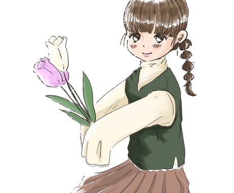 かわいい似顔絵かきます ふわゆるイラストで似顔絵、アイコンなどの作成 イメージ2