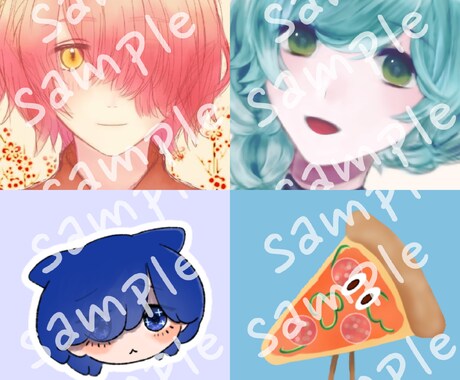 SNS等のアイコン、似顔絵、イラスト描きます デフォルメ対応 オリジナルイラストを描きます！ イメージ2