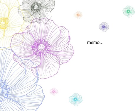 華やかな花柄✾名刺作ります 夏にぴったりの花咲く名刺デザイン❁ イメージ2