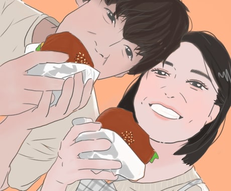 3枠まで格安♪お気に入りの写真をイラストにします イメージ1