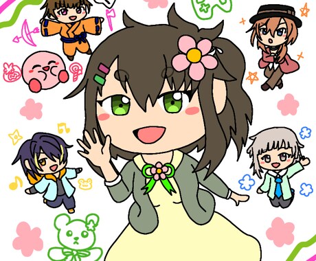 イラストを描きます アイコンやキャラ制作のあなた専用を書きます。 イメージ2