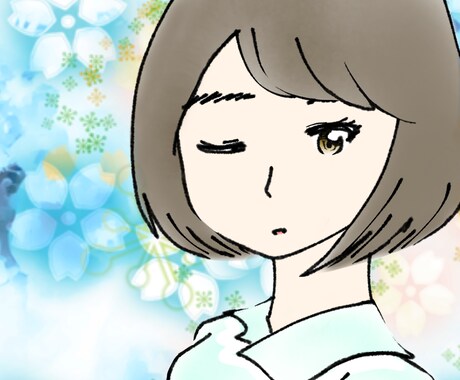 大人可愛いイラストを描きます アイコンやちょっとした挿絵などにどうぞ！ イメージ1