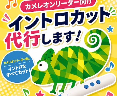 カメレオンリーダー向け　イントロカットいたします 親子の時間を増やす！編集代行いたします イメージ1