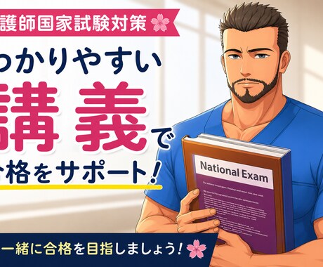 看護師国家試験対策をマンツーマンで教えます 現役看護師が苦手科目を90分で攻略 イメージ1