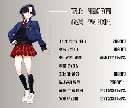 アニメ風のイラストを制作します TRPGや動画、配信など幅広く利用できるイラストをお届け！ イメージ2