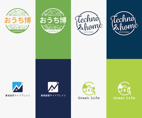 不動産・住宅会社向けに信頼感あるロゴを作成します 制作実績800件以上のプロが「顧客に長く愛されるロゴ」を提案 イメージ1