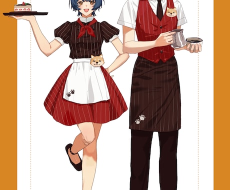 キャラデザ・立ち絵制作します 魅力的なキャラクターイラスト作成します イメージ2