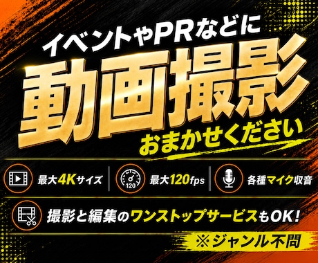 記録やPR動画などに！高品質な動画撮影をいたします イメージ1