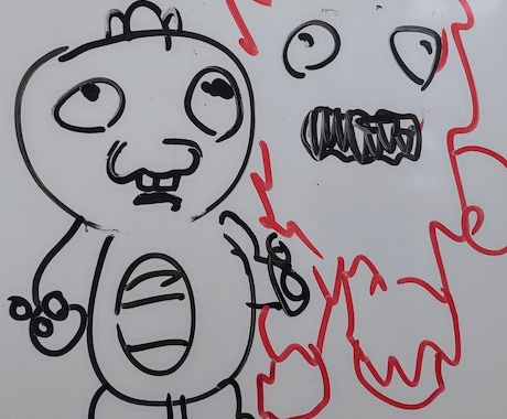 ちょっぴりキモかわなイラストを描きます 16歳がゆるくがんばりますーーーー イメージ1