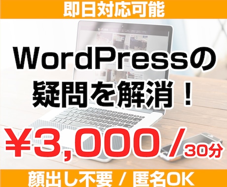 WordPress設定や操作の相談に乗ります CocoonやLightning、SWELLや有料テーマ対応 イメージ1