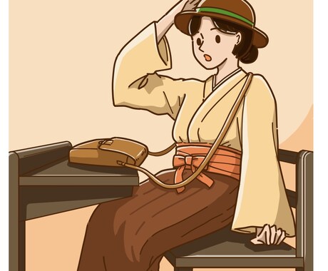 シンプルなテイストのイラストを制作します シンプルな中にストーリーがあるイラストを制作します イメージ1
