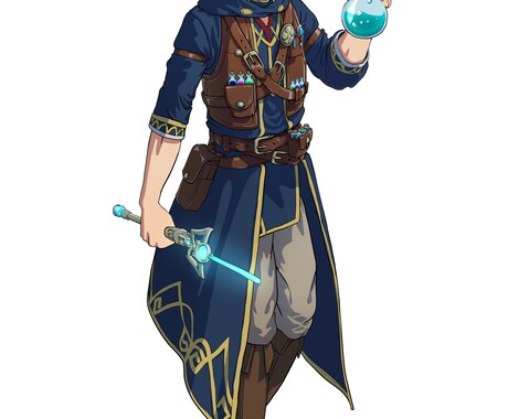 アニメ塗りで人物イラストを描きます TRPGの立ち絵などに!ポーズを複数提案可能です! イメージ2