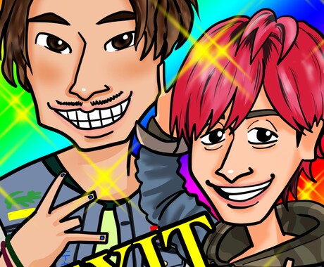 デジタル似顔絵お描きします 誕生日や送別の贈り物にどうぞ。 イメージ2