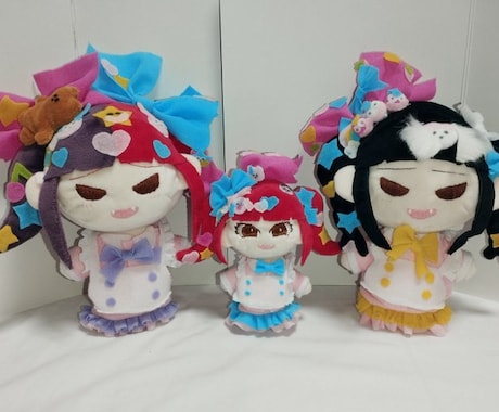 オリジナルキャラクターのぬいぐるみを制作します 丸投げOK！オリジナルキャラのイラストとぬいを作ります！ イメージ2