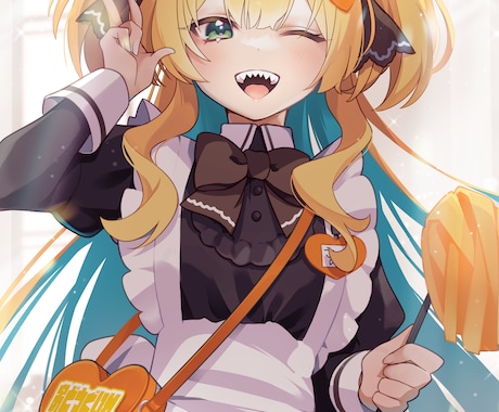 可愛くて魅力的なイラストお描きします 動画や配信、グッズのイラストなど幅広く対応します イメージ1