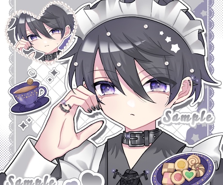 可愛い女の子、男の子のイラスト描きます イメージ1